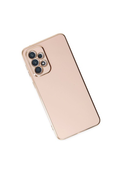 Samsung Galaxy Uyumlu A73 5g Kılıf Volet Silikon - Pembe Renk