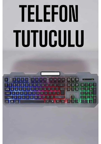 Bay Q Klavye Rgb Işıklı Klavye Ve Mouse Seti Kablolu Mouse  Najmaddin 97356326