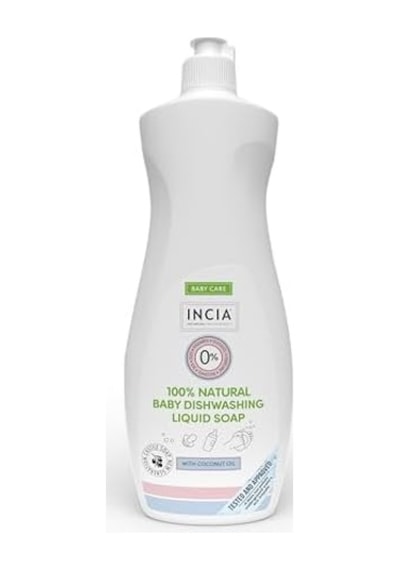 %100 Doğal Bebek Bulaşık Sabunu Bitkisel Emzik Biberon Temizleyici Vegan 500 Ml