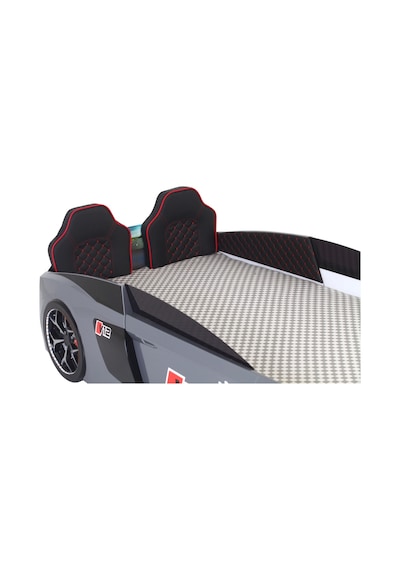 Gri Arabalı Yatak V12 Audi Full Ledli Kumandalı Ve Müzikli Gri Arabalı Yatak V12 Audi Full Ledli Kumandalı Ve Müzikli