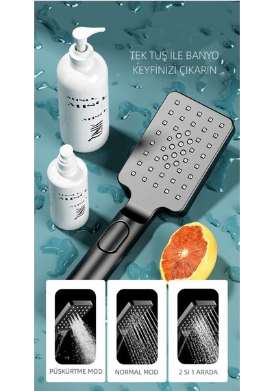Fleko Tepe El Duş 20x30 Mat Siyah Dd5-b Diğer