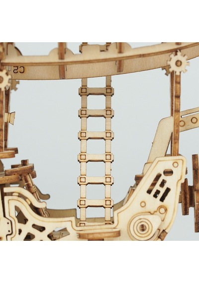 Rolife Tg407 Zeplin Airship Dıy Minyatür Maket Model Seti Ahşap 3d Wooden Puzzle 3d Model Kit Ahşap Maket Dekoratif Hobi Seti