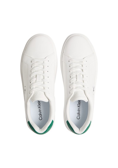 Erkek Classic Cup Laceup Lth Bt Woven Ayakkabı Ym0ym0144705o Beyaz