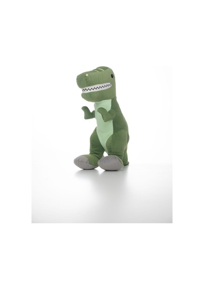 Sevimli Yeşil Dinozor, Tirex Peluş Oyuncak - Yumuşak Ve Eğlenceli Oyun Arkadaşı 40 Cm Yeşil