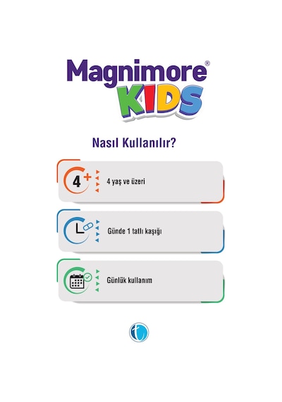Magnimore Kids Magnezyum Pidolat Bisglisinat Sitrat Malat Vitamin B6 P5p 200 ML