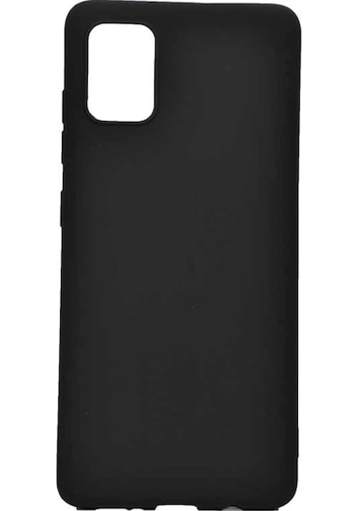 Samsung Uyumlu Galaxy A71 Kılıf Zore Premier Silikon Kapak-Siyah