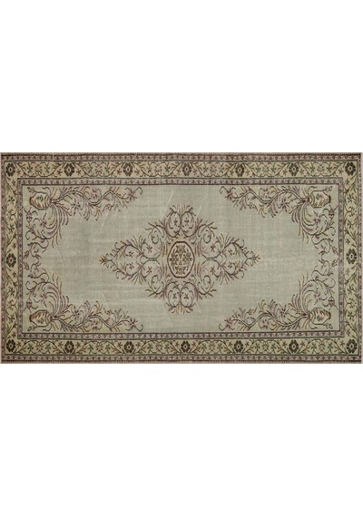 Vintage El Dokuma Yün Halı 168 X 277 Cm 9160