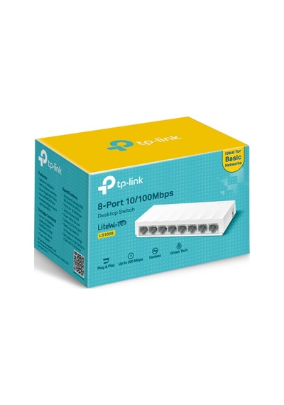 Tp Link Ls1008 8 Port 10/100 Switch