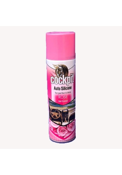 Cockpit Oto Torpido Parlatıcı Sprey 220ml - Parfümlü Silikonlu Göğüslük Parlatıcısı Gül Esintisi