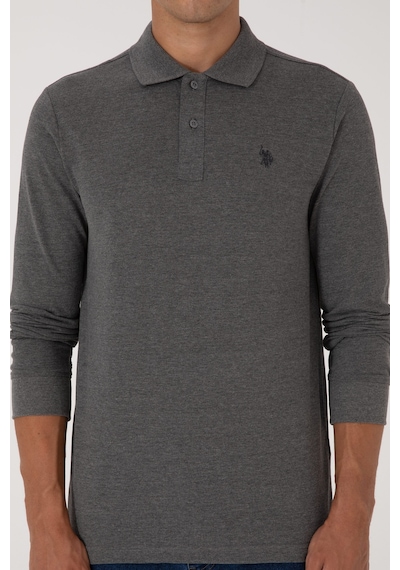U.s. Polo Assn. Erkek Antrasit Melanj Sweatshirt 50307688-vr081 Antrasit Melanj