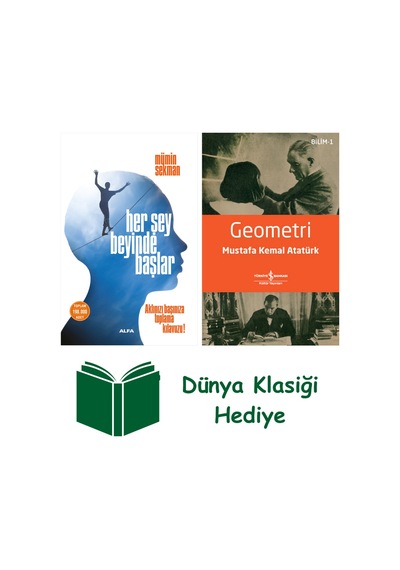 Her Şey Beyinde Başlar + Geometri + Dünya Klasiği Hediye