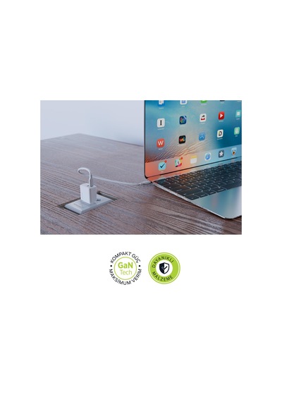 Polosmart Psm136 20w Pd + 18w Usb Hızlı Şarj Cihazı Çift Port Akıllı Tanıma Duvar Adaptörü Beyaz