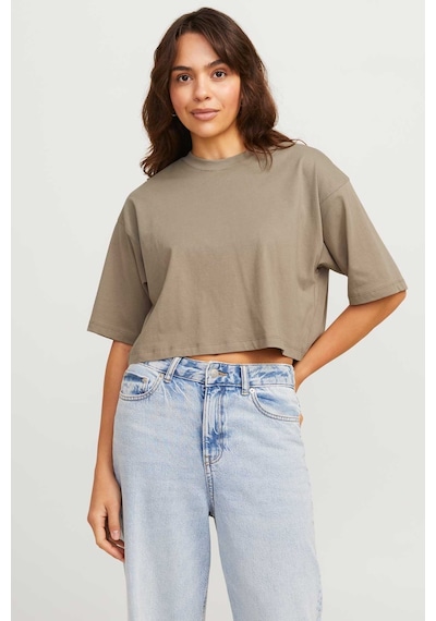 Jjxx Jxandrea Loose Sstee Jrs Bej Kadın Kısa Kol T-shirt Bej