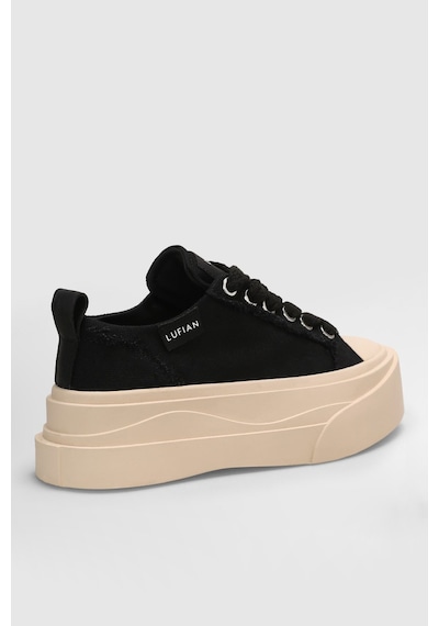 Lufian 121230027 Vıctorıa Kadın Sneaker Ayakkabısı Siyah Beyaz Siyah Beyaz