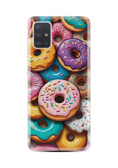Samsung Samsung Galaxy Uyumlu A51 Kılıf Boutique Baskılı Resimli Donut Pcode -031