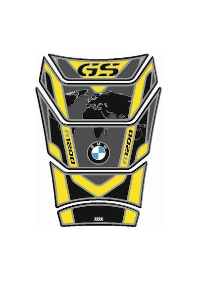 Bmw Gs R1200 Uyumlu Tank Pad 002 Çok Renkli