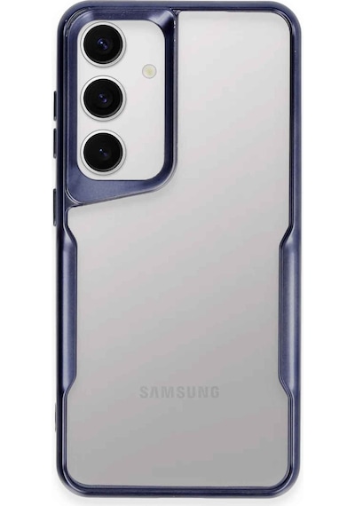 Samsung Galaxy Uyumlu S24 Kılıf Boyi Silikon Kapak - Lacivert Bzsxx00 1
