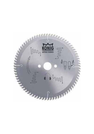 König Alm-210-01 Elmas Uçlu Alüm. ve Pvc sessiz D.testere