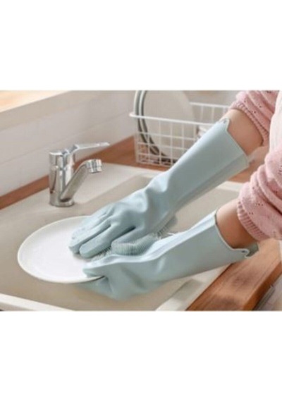 Magic Gloves Sihirli Bulaşık Eldiveni Plastik Mavi Diğer