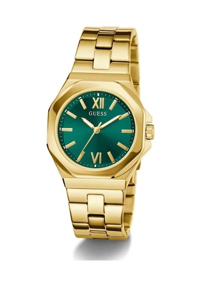 Guess Gugw0873l2 Yeşil Kadran Altın Kaplama Kadın Kol Saati Altın