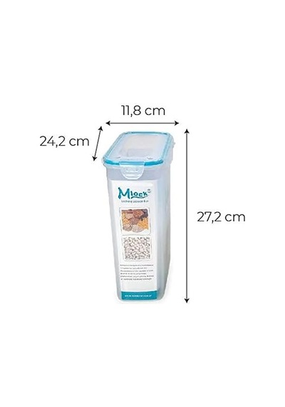 Hava Sızdırmaz Contalı Bakliyat Saklama Kabı 4,5 Lt 4 Lü Set Diğer
