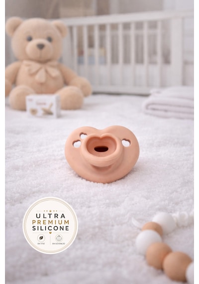 Tgm Baby Ultra Premium Silikon Kalpli Emzik Plus Açık Pembe