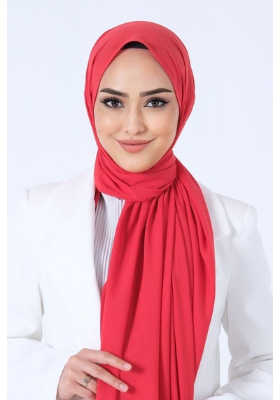 Harem Scarf Asya Şal - Kırmızı - Kırmızı