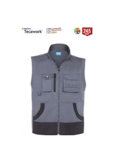 Myform 9141 Osaka Yelek - Gri Çok Renkli
