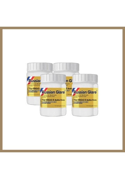 Bezos Russ Glare Nano 4 Tane X 50 Ml Tüylere Krem Russ Merhemi 22