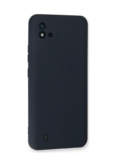 Realme C11 2021 Uyumlu Kılıf Nano İçi Kadife Silikon - Lacivert