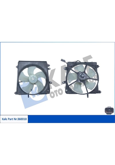 Kale 360010 Fan Grubu Honda Jazz Iı 1.2i/1.3i Dsı 02-08 - 12v 19015pwjz01-19020pmet01-19030twaj51 -