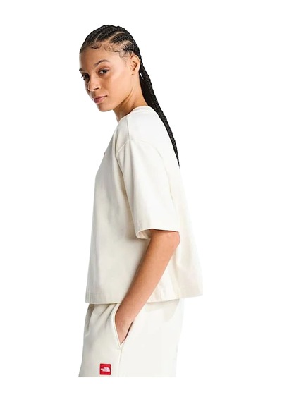 The North Face Redbox Boxy Kadın Beyaz Outdoor T-shirt Nf0a8eg6qlı1
