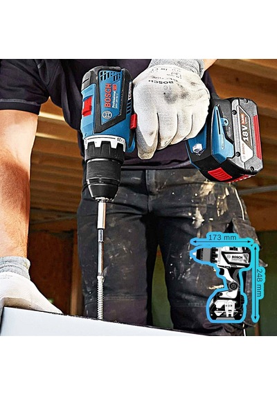 Bosch Professional Gsr 18v-60 C Akülü Delme Vidalama Makinası Solo - 06019g1102