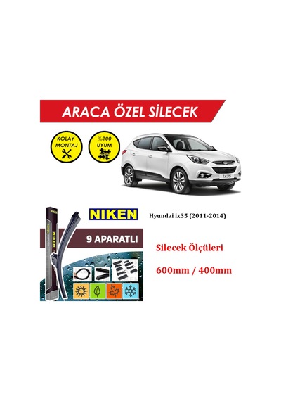 Hyundai İx35 Ön Cam Silecek Takımı 2011-2014