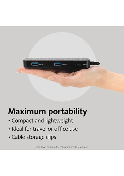 Kensington Sd1650p Usb-c 100w 4k Taşınabilir Bağlantı İstasyonu Usb Çoklayıcı