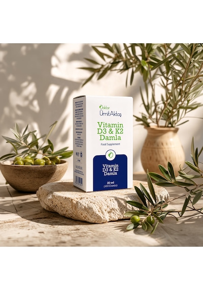 Dr. Ümit Aktaş Vitamin D3 & K2 Damla 20 ML