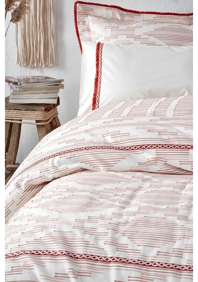 Ecocotton Colossae Çift Kişilik Nevresim Takımı Terra 200x220 Cm Vizon