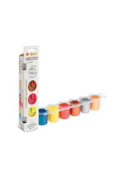 Primo Metalic Poster Boyası 6 Renk 6 25ml Diğer