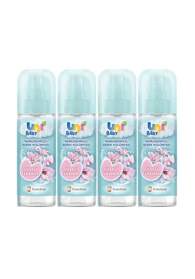 Uni Baby Çiçeksi Kokular Bebek Kolonyası 4 X 150 Ml