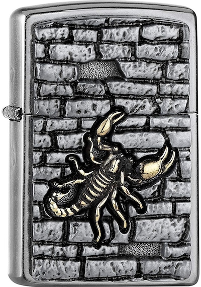 Zippo Pl 207 Scorpion On The Wall Emblem Çakmak