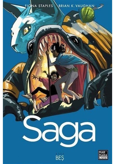 Saga Cilt: 5 - Fiona Staples -  Brian K. Vaughan - Marmara Çizgi