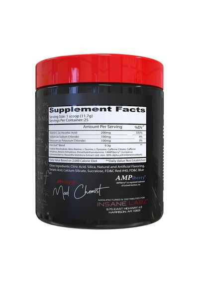 Insane Labz I Am God Preworkout Creatine And Dmae Growth