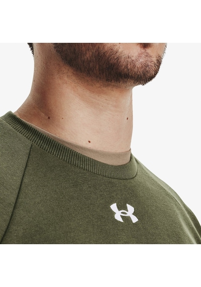 Under Armour Rival Fleece Erkek Yeşil Günlük Sweatshirt - 1379755