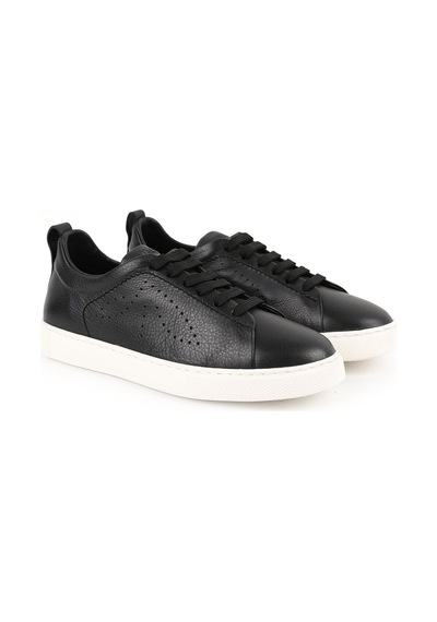 Libero Lz5894 Nokta Delik Detaylı Antik Görünümlü Hafif Eva Taban Kadın Sneaker Siyah