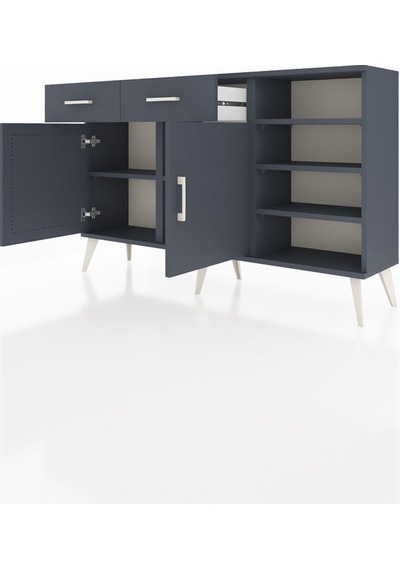 Arges Konsol 5 Raflı 2 Çekmeceli 2 Kapaklı 132x30x83 Antrasit-antrasit/antrasit Antrasit/antrasit Arges Konsol 5 Raflı 2 Çekmeceli 2 Kapaklı 132x30x83 Antrasit-antrasit/antrasit Antrasit/antrasit
