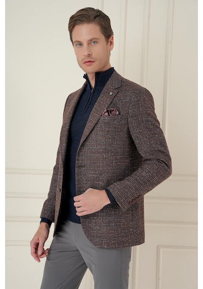 Efor C 693 Slim Fit Kiremit Spor Ceket Kiremit Efor C 693 Slim Fit Kiremit Spor Ceket Kiremit