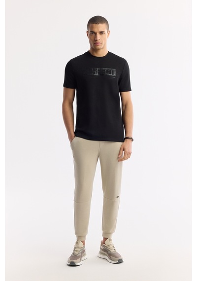 Avva Erkek Bej Beli Lastikli Bağcıklı Soft Touch Regular Fit Eşofman Altı A51y3402