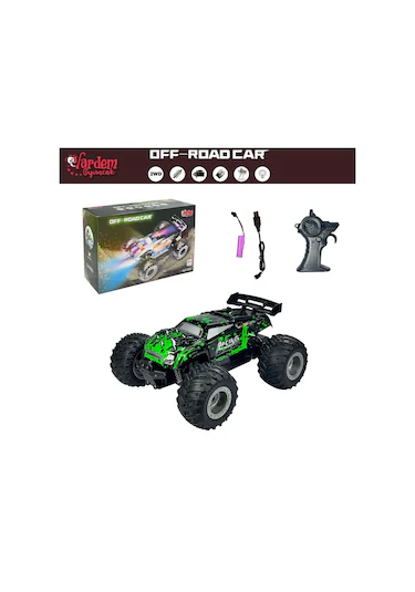 Uzaktan Kumandalı Full Fonksiyon 2.4g 1:18 Şarjlı High Off Road Araba