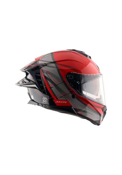 Axor Brutale Surges Full Face Kapalı Kask Parlak Kırmızı - Siyah