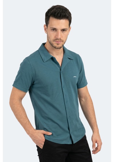 Slazenger Katelın Erkek Petrol Gömlek
